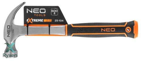 Młotek stolarski 600 g, monolityczna konstrukcja NEO TOOLS