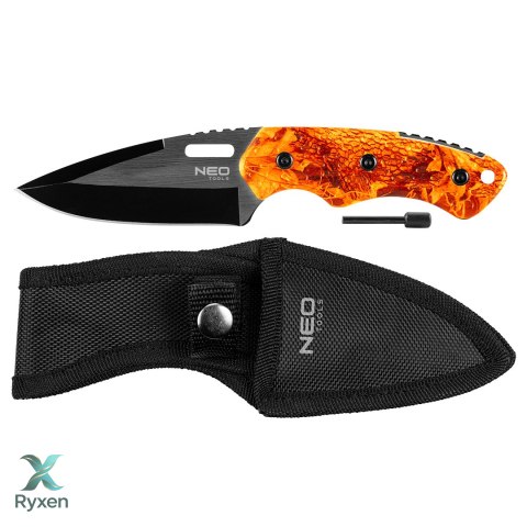 Nóż taktyczny full- tang 20 cm + krzesiwo NEO TOOLS