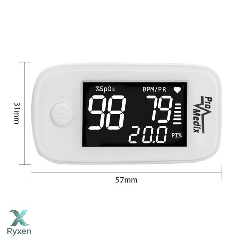 Pulsoksymetr napalcowy medyczny pulsometr oksymetr Promedix PR-870 1.5 HD LED ProMedix