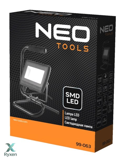 Reflektor 50W SMD LED 4250 lm 230V przenośny NEO TOOLS