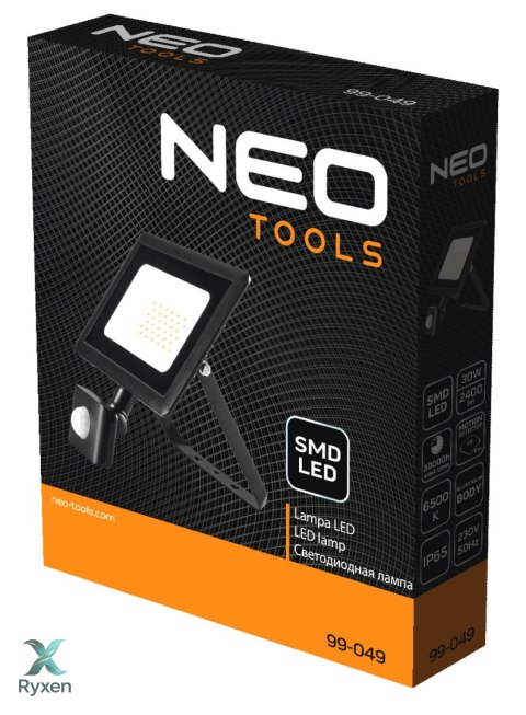 Reflektor z czujnikiem ruchu SMD 30W 2550 lm 230V NEO TOOLS