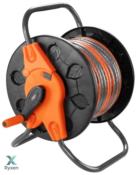 Stojak na wąż ogrodowy, tworzywo sztuczne, do 60 m węża 1/2" NEO TOOLS
