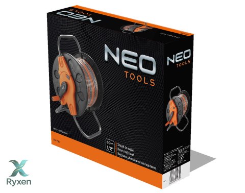 Stojak na wąż ogrodowy, tworzywo sztuczne, do 60 m węża 1/2" NEO TOOLS