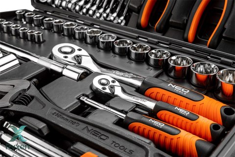 Zestaw narzędzi, 143 elementy NEO TOOLS