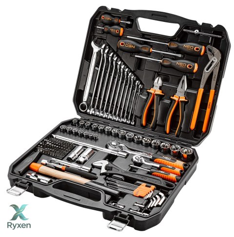 Zestaw narzędzi, 143 elementy NEO TOOLS