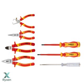 Zestaw szczypiec i wkrętaków 1000V, 7 szt. NEO TOOLS