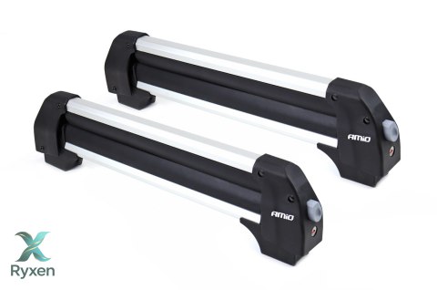 Bagażnik dachowy na narty snowboard krótki 570 mm ssr-01s amio-02590 AMiO