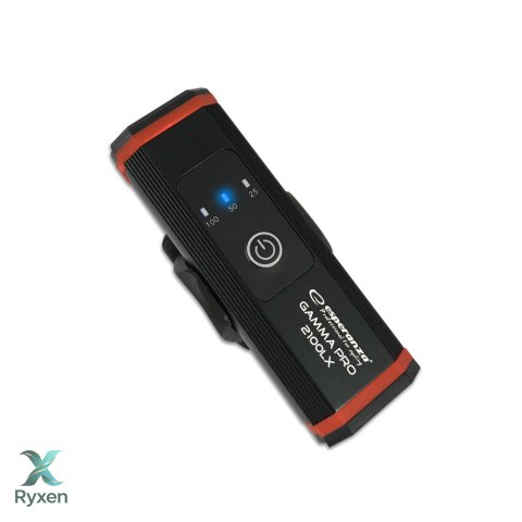 EOT058 Esperanza profesjonalna lampka rowerowa led na przód 2w1 gamma pro 2100 lx Esperanza