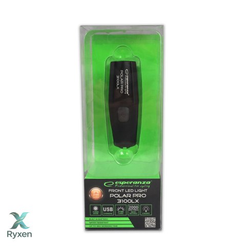 EOT059 Esperanza profesjonalna lampka rowerowa led na przód polar pro 3100 lx Esperanza
