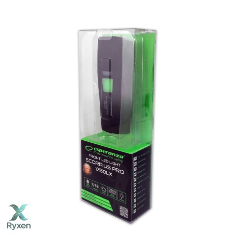 EOT060 Esperanza profesjonalna lampka rowerowa led na przód scorpius pro 1750 lx Esperanza
