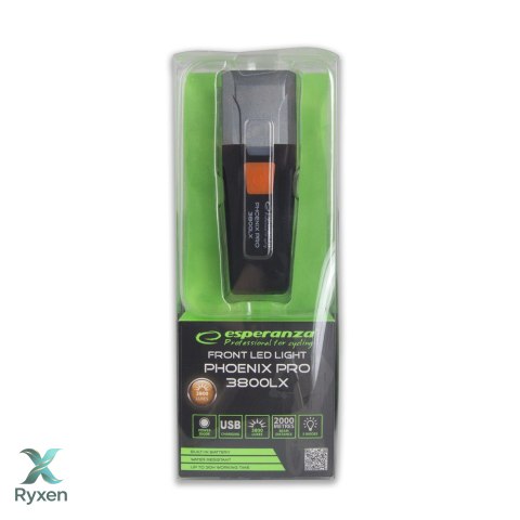 EOT063 Esperanza profesjonalna lampka rowerowa led na przód phoenix pro 3800 lx Esperanza