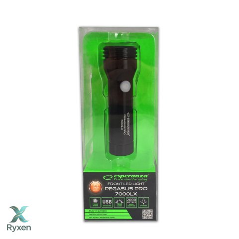 EOT064 Esperanza profesjonalna lampka rowerowa led na przód 2w1 pegasus pro 7000 lx Esperanza