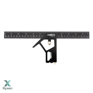 Kątownik wielofunkcyjny aluminiowy 30 cm NEO TOOLS