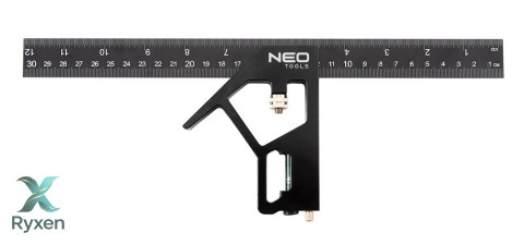 Kątownik wielofunkcyjny aluminiowy 30 cm NEO TOOLS