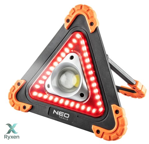 Lampa bateryjna + trójkąt ostrzegawczy 2 w 1 NEO TOOLS