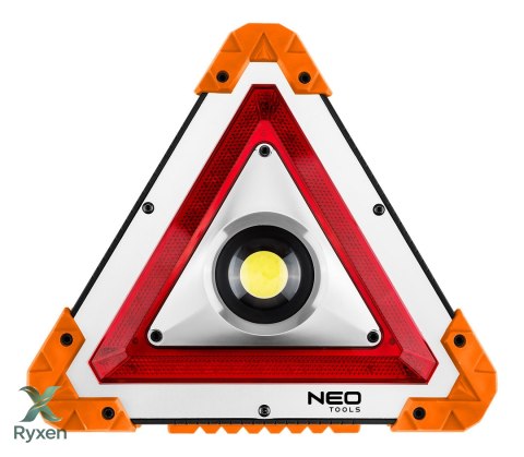 Lampa bateryjna + trójkąt ostrzegawczy 2 w 1 NEO TOOLS