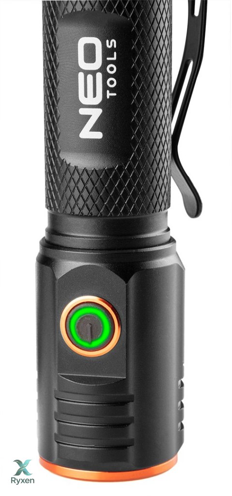 Latarka akumulatorowa USB C 2000 lm CHN LED NEO TOOLS