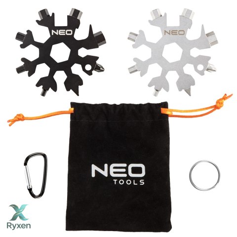 Narzędzie wielofunkcyjne płatek śniegu 19 w 1, 2 szt. NEO TOOLS