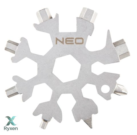 Narzędzie wielofunkcyjne płatek śniegu 19 w 1, 2 szt. NEO TOOLS