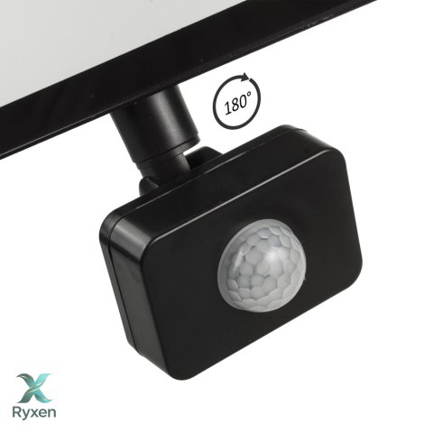 Naświetlacz LED z czujnikiem ruchu Maclean, slim 50W, 4000lm, barwa neutralna biała (4000K), IP44, MCE650 NW PIR Maclean