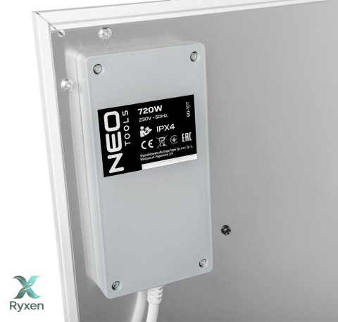 Panel grzewczy na podczerwień 720W, Wi-Fi NEO TOOLS