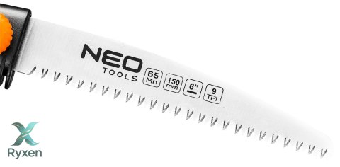 Piła ogrodowa 6", 9 TPI - ostrze chowane NEO TOOLS