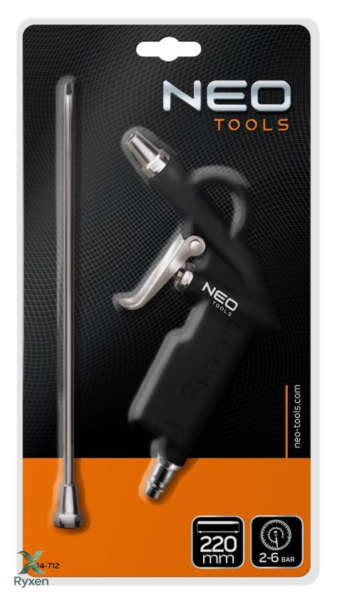 Pistolet do przedmuchiwania długi 300 mm NEO TOOLS
