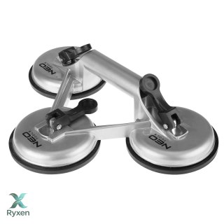 Przyssawka do szyb aluminiowa, potrójna, 150 kg NEO TOOLS