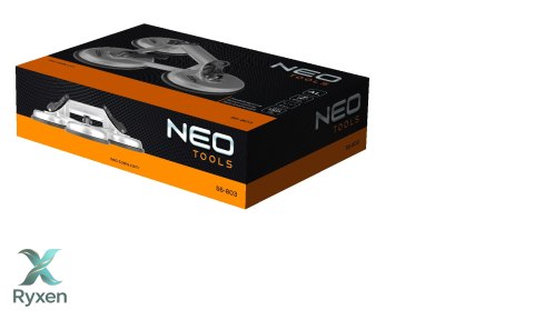 Przyssawka do szyb aluminiowa, potrójna, 150 kg NEO TOOLS