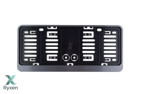 Ramka tablicy rejestracyjnej carbon krótka usa amio-02795 AMiO