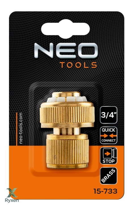 Złączka STOP 3/4", mosiężna NEO TOOLS