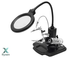 2292# Uchwyt trzecia ręka lupa lampka + zestaw Blow