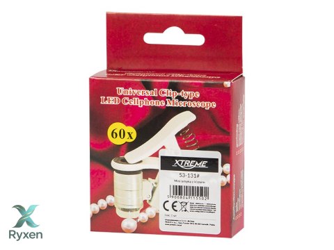 53-131# Mini lupa - lampka z klipsem Blow