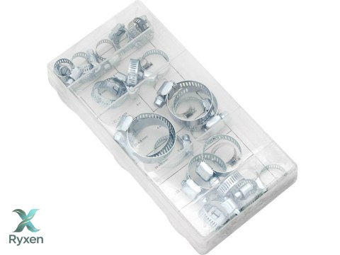 9808# Zestaw opasek zaciskowych metalowych 26sztuk Blow