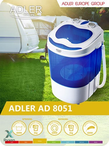 AD 8051 Pralko-wirówka turystyczna ADLER