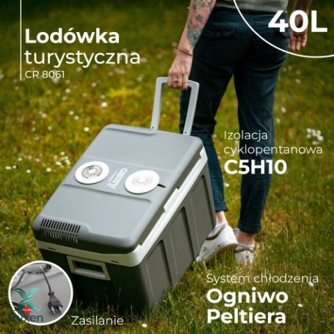 CR 8061 Lodówka turystyczna 40 l | zasilanie ac/dc CAMRY