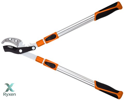 Kowadełkowy sekator do gałęzi 670 mm, zakres do 42 mm, przekładnia zwiększajaca siłe nacisku o 40%, NEO TOOLS