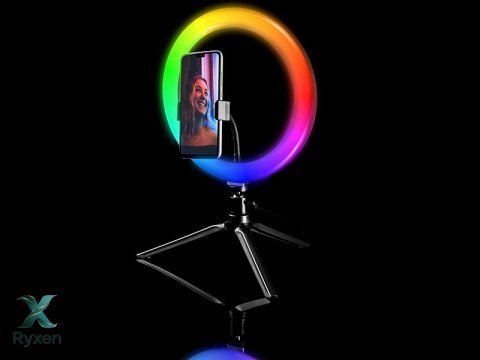 Lampa pierścieniowa TRACER RGB RING 26cm ze statywem TRACER