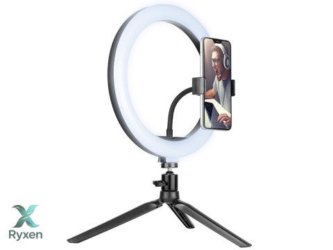 Lampa pierścieniowa TRACER RING 26cm z mini statywem TRACER