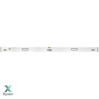 Łata murarska 200 cm, 2 libelle, uchwyty NEO TOOLS