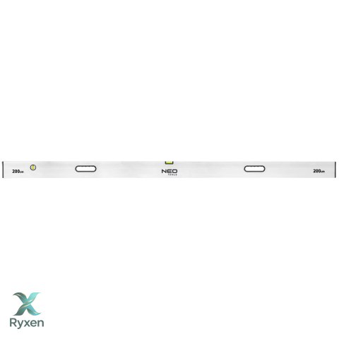 Łata murarska 200 cm, 2 libelle, uchwyty NEO TOOLS