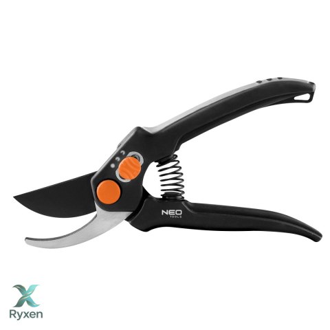 Sekator by-pass 185 mm, zakres do 15 mm, regulowany rozstaw NEO TOOLS