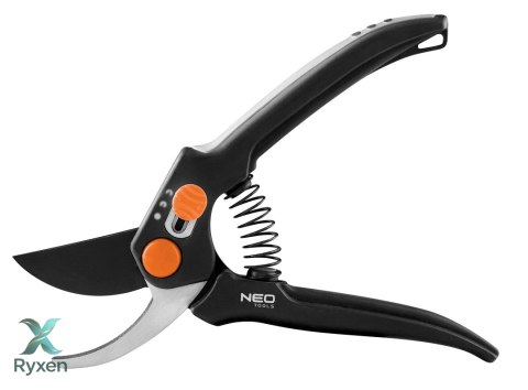 Sekator by-pass 185 mm, zakres do 15 mm, regulowany rozstaw NEO TOOLS
