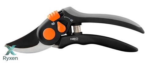 Sekator by-pass 200 mm, zakres do 18 mm, regulowany rozstaw NEO TOOLS