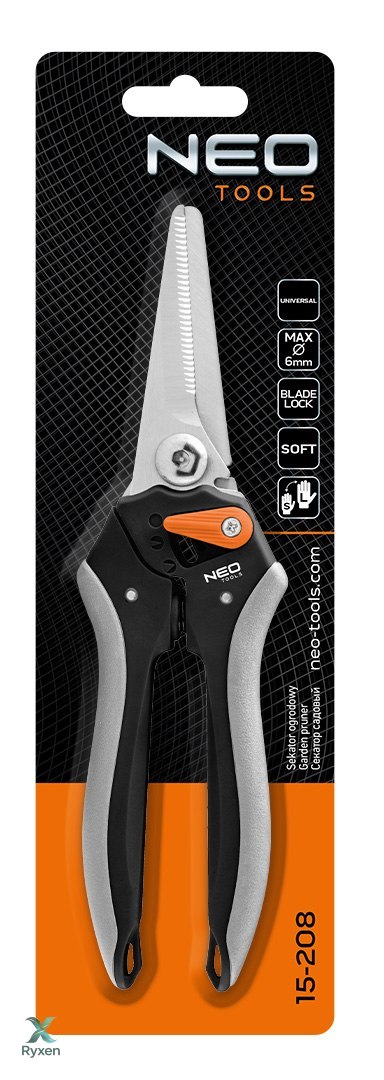 Sekator uniwersalny 210 mm, zakres do 6 mm, regulowany rozstaw NEO TOOLS