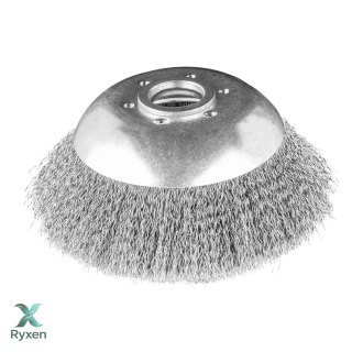 Szczotka druciana do kosy spalinowej 150 x 25.4 mm, miękka, druty falowane GRAPHITE