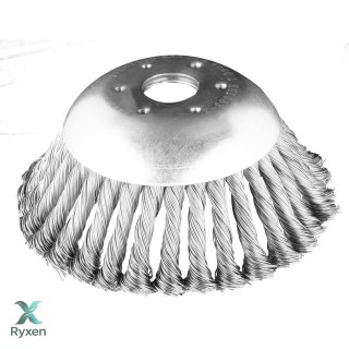 Szczotka druciana do kosy spalinowej 150 x 25.4 mm, twarda, druty splątane GRAPHITE