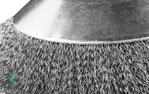 Szczotka druciana do kosy spalinowej 200 x 25.4 mm, miękka, druty falowane GRAPHITE