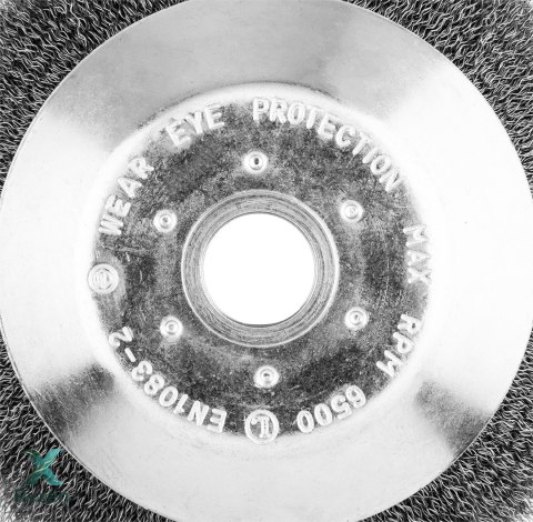 Szczotka druciana do kosy spalinowej 200 x 25.4 mm, miękka, druty falowane GRAPHITE
