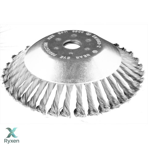 Szczotka druciana do kosy spalinowej 200 x 25.4 mm, twarda, druty splątane GRAPHITE